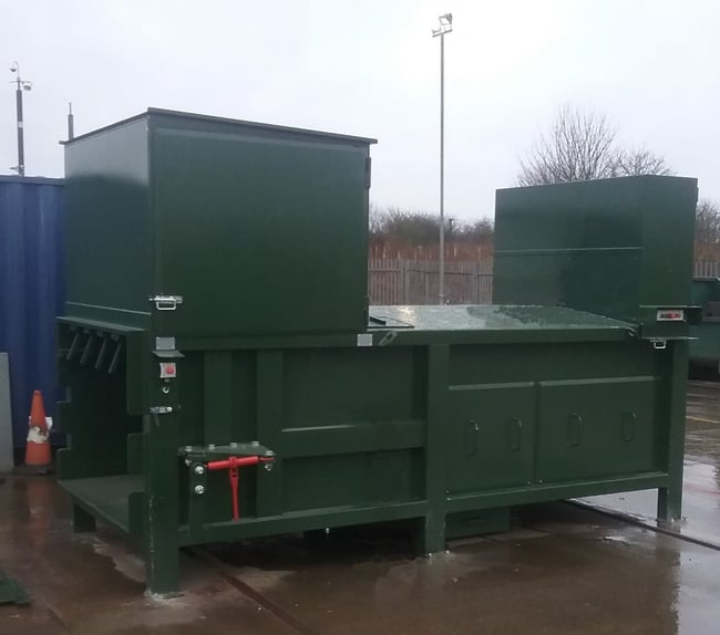 BDL 1513 Static compactor at Bartonholm HWRC-1
