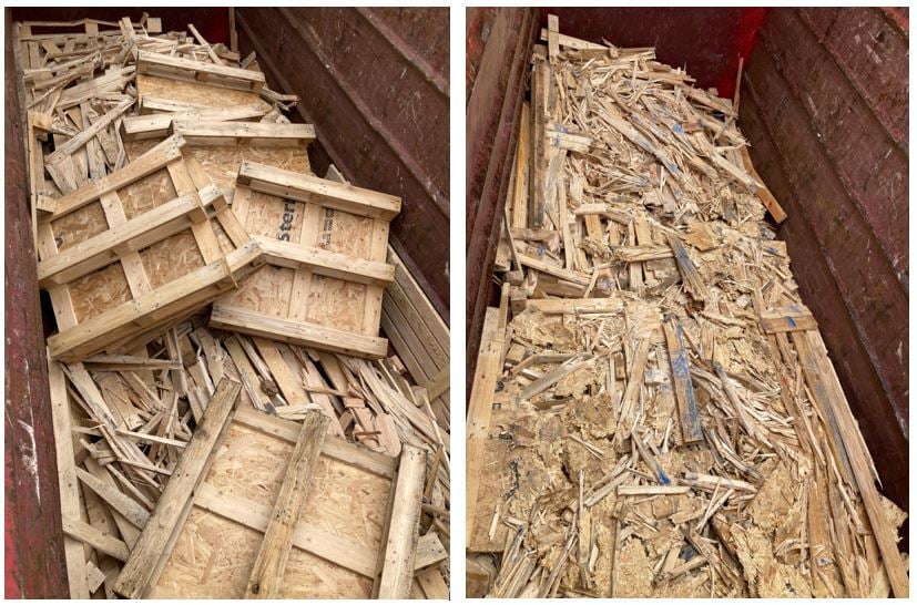 Before and After Roll Packer