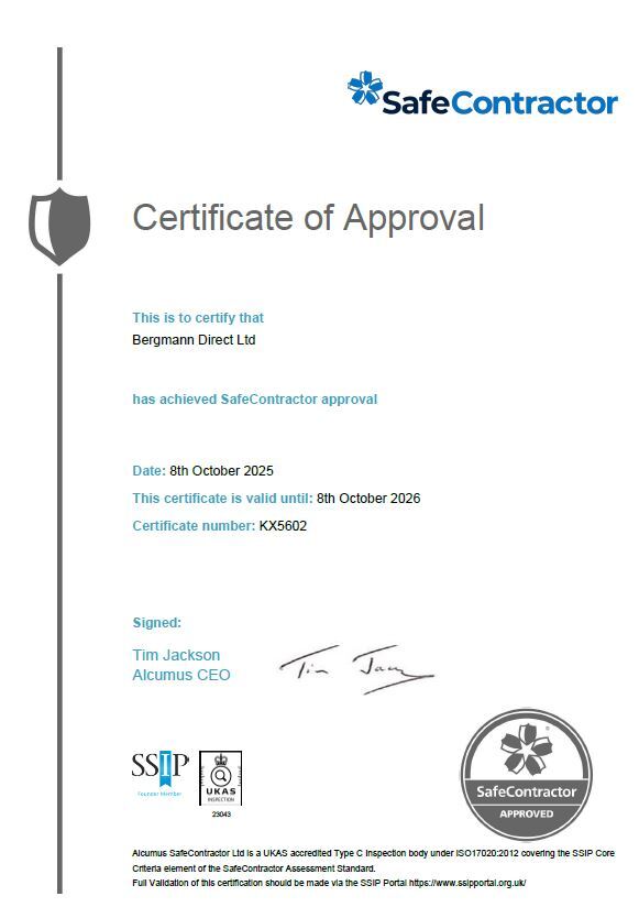 Safe Contractor Certificate 2026